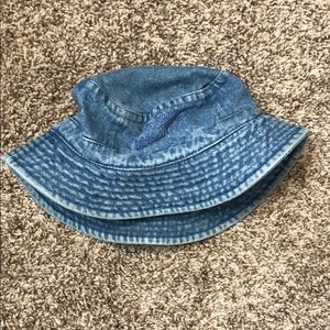 90s vintage the real yellow pages denim bucket hat